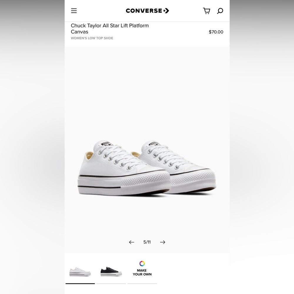 Chuck Taylor All Star Lift Platform Canvas shoes